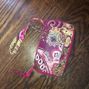Vera Bradley wristlet pink